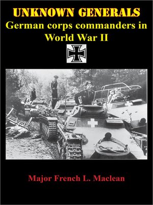 cover image of Unknown Generals
